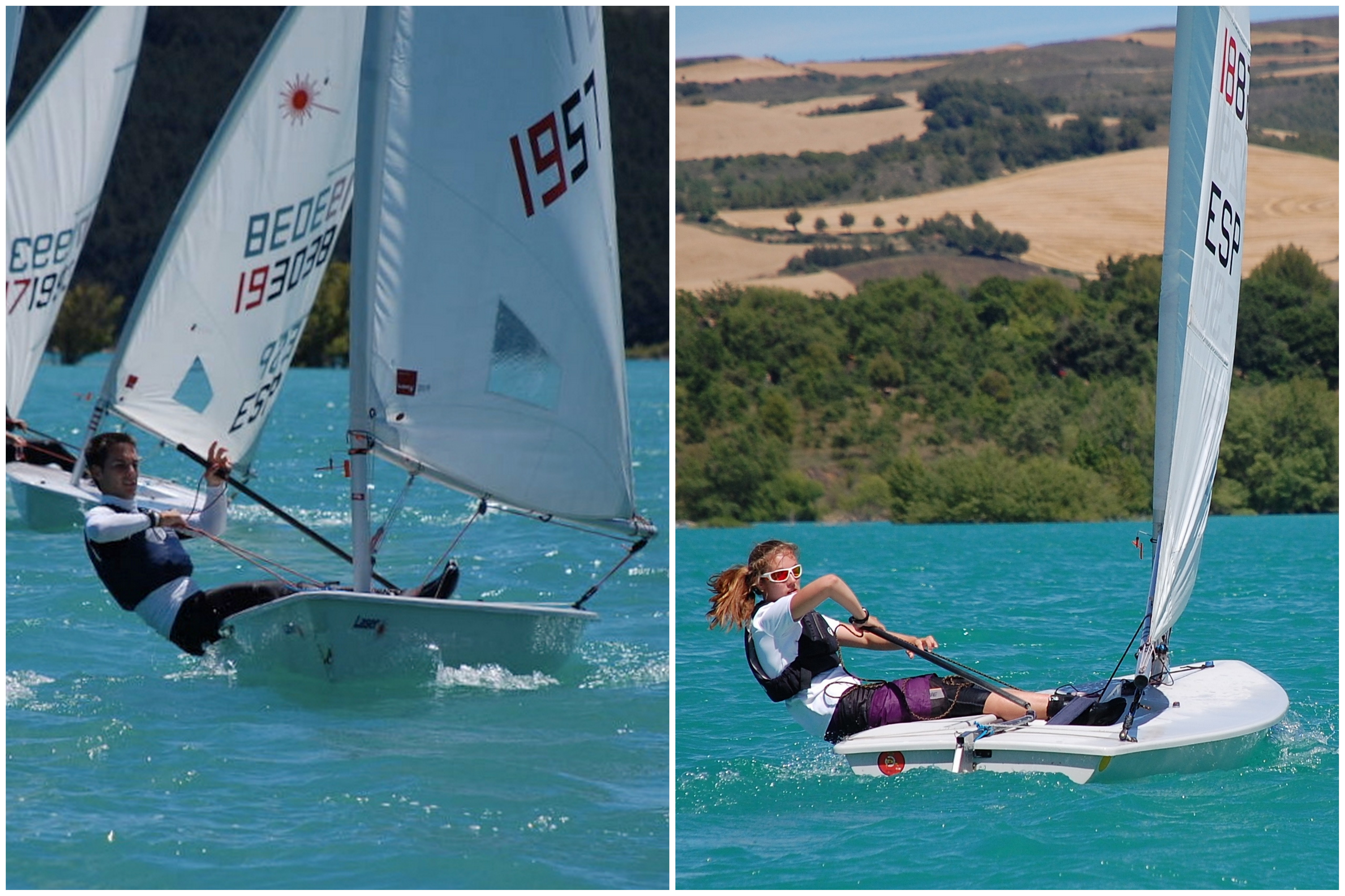 CAMPEONATO NAVARRO DE LASER 2016. ANDER CARMONA VENCE EN RADIAL Y PAOLA LOPEZ EN 4.7